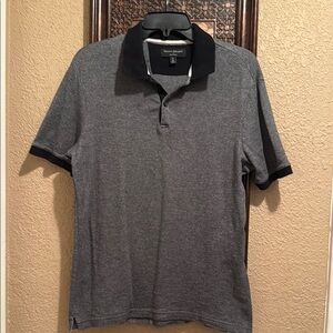 Banana Republic Dress Black/Charcoal Polo Shirt